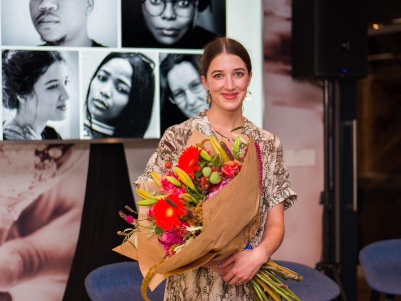 Amy Louise Wilson, winner of the 2020 Distell National Playwright Competition